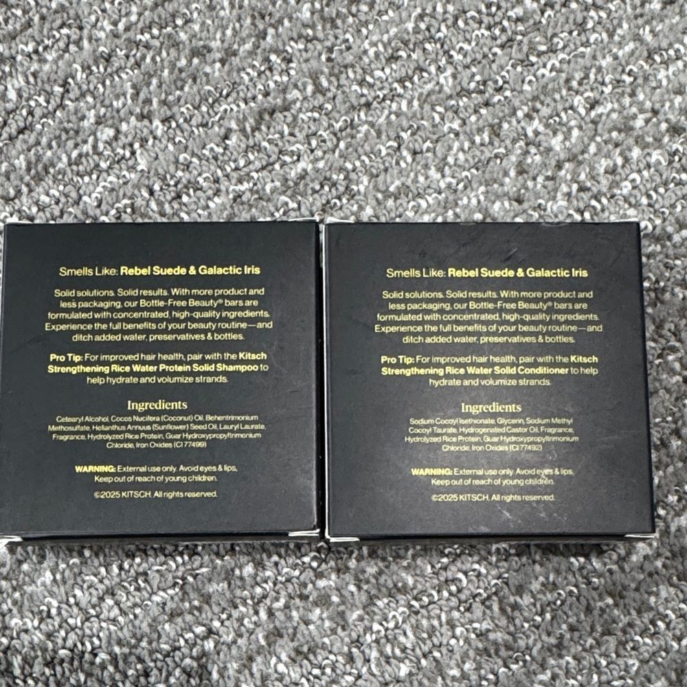 NIB Star Wars Blue and Gold Shampoo and Conditioner Bars - Picture 2 of 2